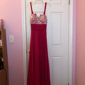 Beautiful Fuchsia Prom Dress